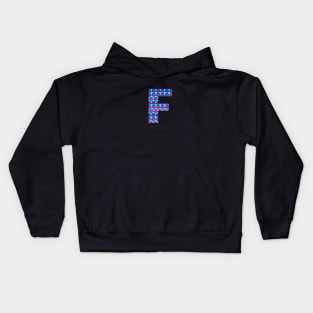 Letter F FROM ROSES Kids Hoodie